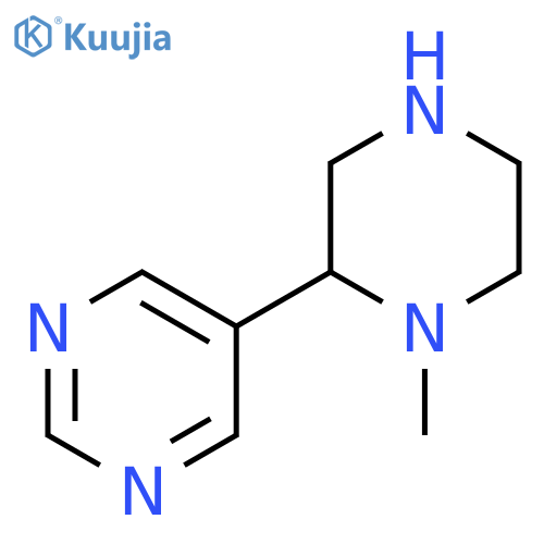 5-(1-methylpiperazin-2-yl)pyrimidine structure