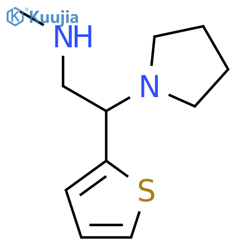 methyl2-(pyrrolidin-1-yl)-2-(thiophen-2-yl)ethylamine structure