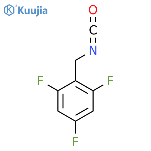 1,3,5-trifluoro-2-(isocyanatomethyl)benzene structure