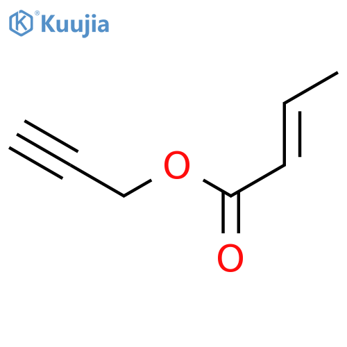 2-Butenoic acid, 2-propynyl ester, (2E)- structure