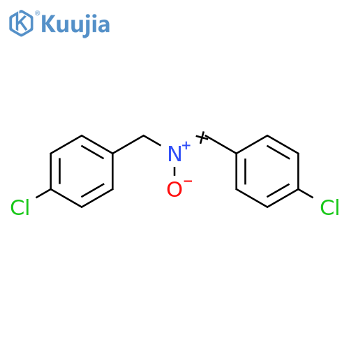 (Z)-[(4-chlorophenyl)methyl][(4-chlorophenyl)methylidene]oxidoazanium structure