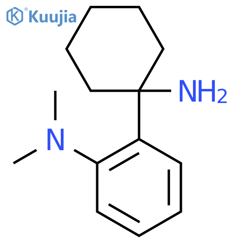 2-(1-aminocyclohexyl)-N,N-dimethylaniline structure