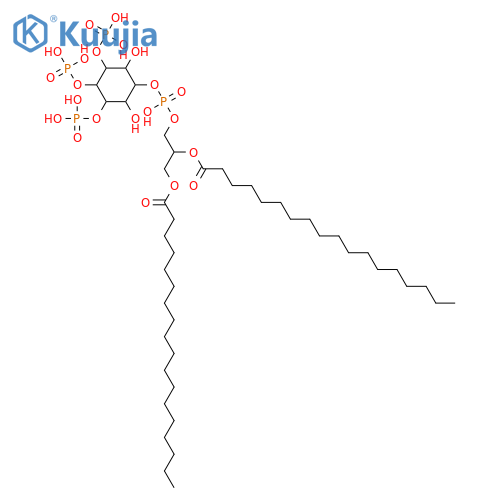 3-Phosphatidylinositol; Glycerol 1,2-dioctadecanoate 3-phosphoinositol, 3,4,5-Triphosphate structure