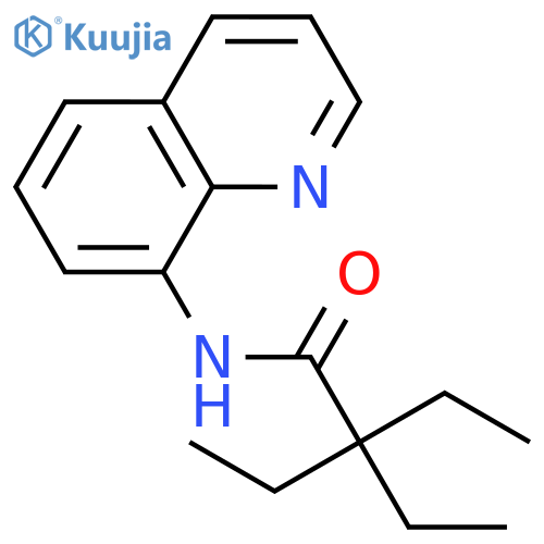 Butanamide, 2,2-diethyl-N-8-quinolinyl- structure
