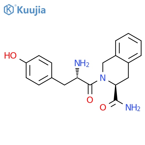 H-Tyr-L-1,2,3,4-tetrahydroisoquinoline-3-carboxamide·HCl structure