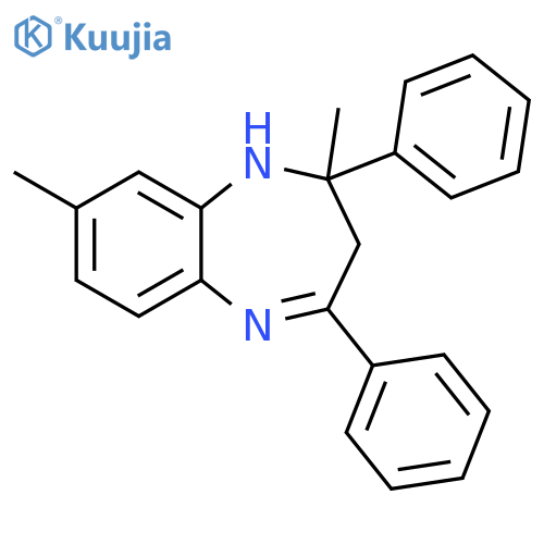 1H-1,5-Benzodiazepine, 2,3-dihydro-2,8-dimethyl-2,4-diphenyl- structure