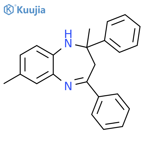 1H-1,5-Benzodiazepine, 2,3-dihydro-2,7-dimethyl-2,4-diphenyl- structure