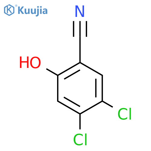 4,5-Dichloro-2-hydroxybenzonitrile structure