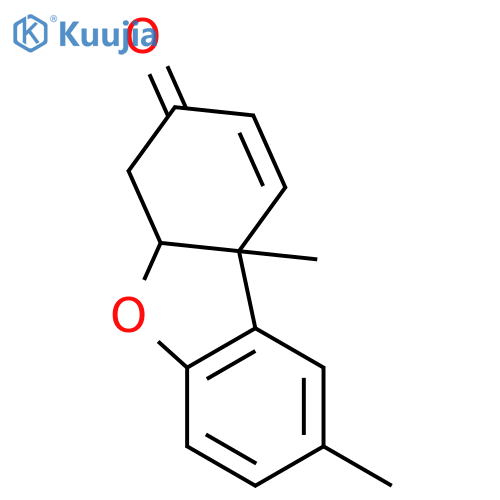 3(4H)-Dibenzofuranone, 4a,9b-dihydro-8,9b-dimethyl-, cis- structure