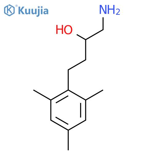 1-amino-4-(2,4,6-trimethylphenyl)butan-2-ol structure