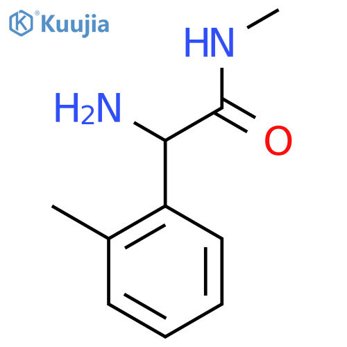 2-amino-N-methyl-2-(2-methylphenyl)acetamide structure