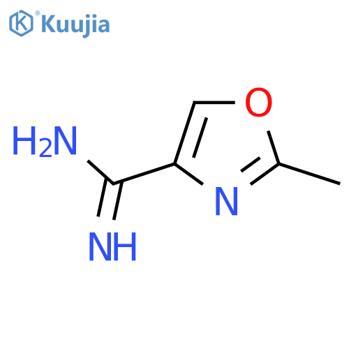 2-methyl-1,3-oxazole-4-carboximidamide structure