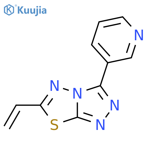 1,2,4-Triazolo[3,4-b][1,3,4]thiadiazole, 6-ethenyl-3-(3-pyridinyl)- structure
