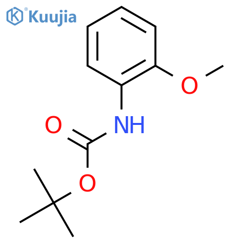 tert-Butyl N-(2-Methoxyphenyl)carbamate structure