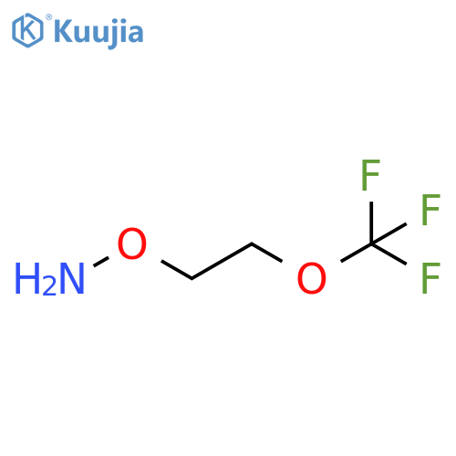 O-2-(trifluoromethoxy)ethylhydroxylamine structure