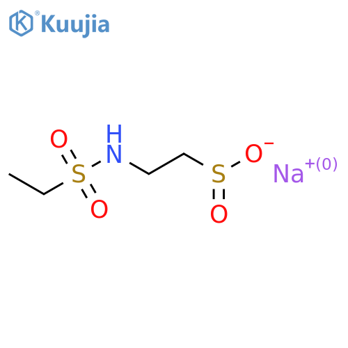 Sodium 2-ethanesulfonamidoethane-1-sulfinate structure