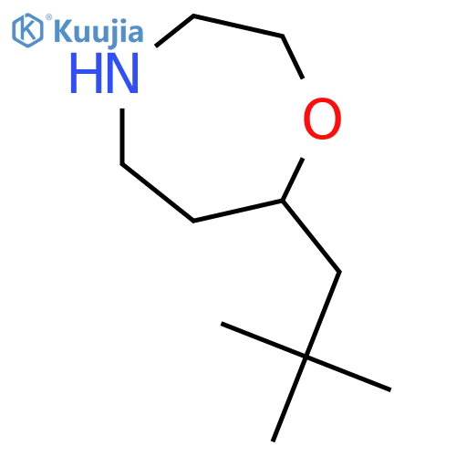 1,4-Oxazepine, 7-(2,2-dimethylpropyl)hexahydro- structure