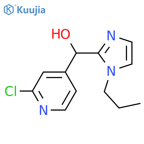 (2-chloropyridin-4-yl)(1-propyl-1H-imidazol-2-yl)methanol structure