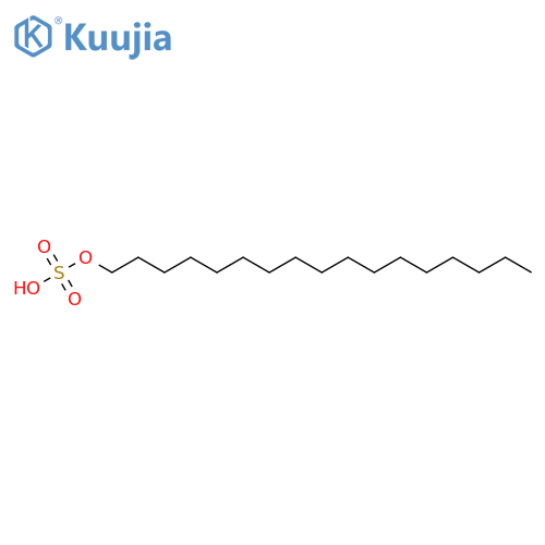 Heptadecyl sulfate structure