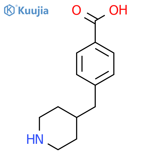 4-(piperidin-4-yl)methylbenzoic acid structure