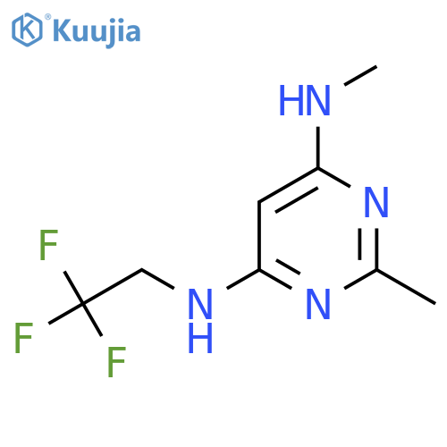 N4,2-Dimethyl-N6-(2,2,2-trifluoroethyl)pyrimidine-4,6-diamine structure
