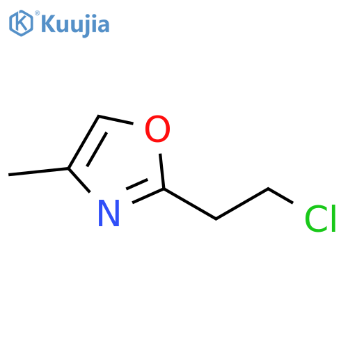 Oxazole, 2-(2-chloroethyl)-4-methyl- structure