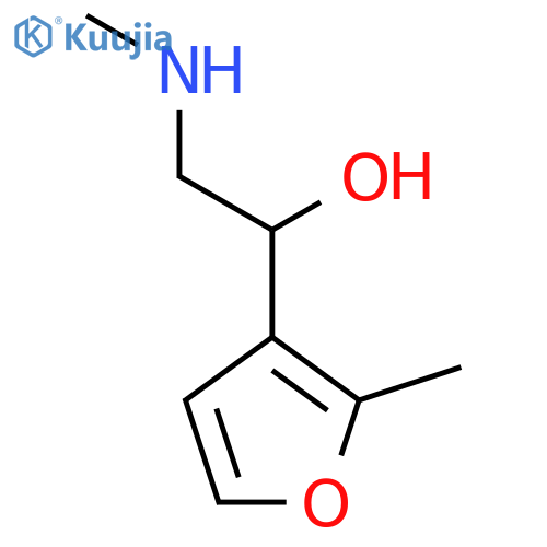 2-(methylamino)-1-(2-methylfuran-3-yl)ethan-1-ol structure