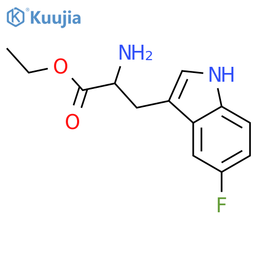 5-Fluoro-DL-tryptophan Ethyl Ester structure