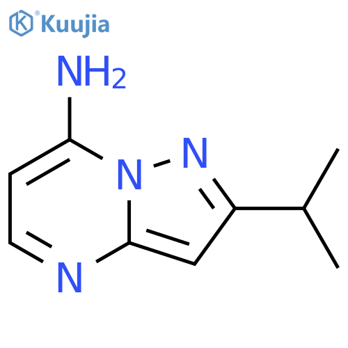 2-(propan-2-yl)pyrazolo1,5-apyrimidin-7-amine structure