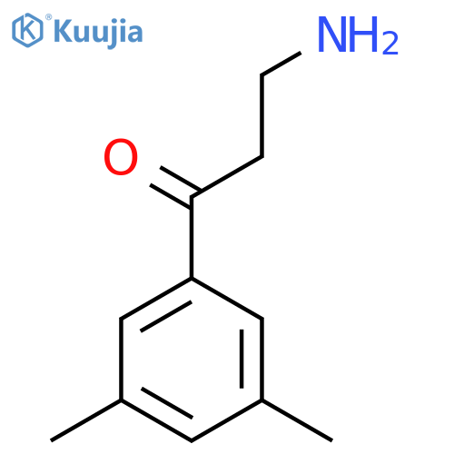 3-amino-1-(3,5-dimethylphenyl)propan-1-one structure