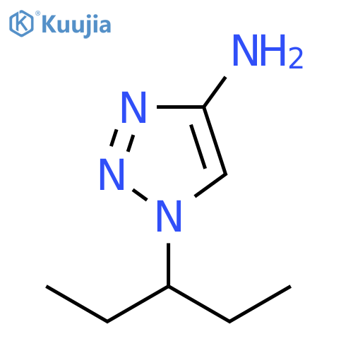 1H-1,2,3-Triazol-4-amine, 1-(1-ethylpropyl)- structure