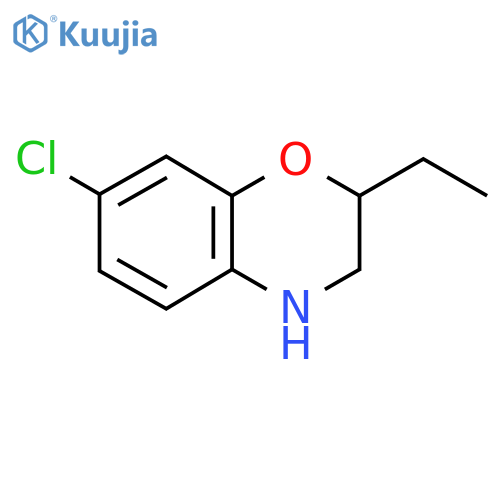 7-Chloro-2-ethyl-3,4-dihydro-2h-1,4-benzoxazine structure