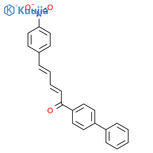2,4-Pentadien-1-one, 1-[1,1'-biphenyl]-4-yl-5-(4-nitrophenyl)- structure