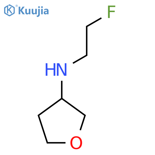 N-(2-fluoroethyl)oxolan-3-amine structure