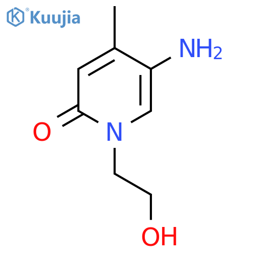 5-Amino-1-(2-hydroxyethyl)-4-methyl-1,2-dihydropyridin-2-one structure