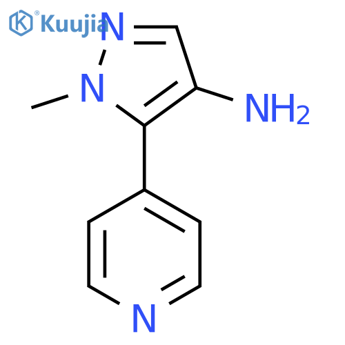 1-Methyl-5-(pyridin-4-yl)-1h-pyrazol-4-amine structure