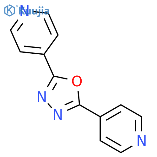 4-[5-(pyridin-4-yl)-1,3,4-oxadiazol-2-yl]pyridine structure