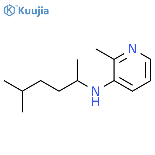 2-methyl-N-(5-methylhexan-2-yl)pyridin-3-amine structure