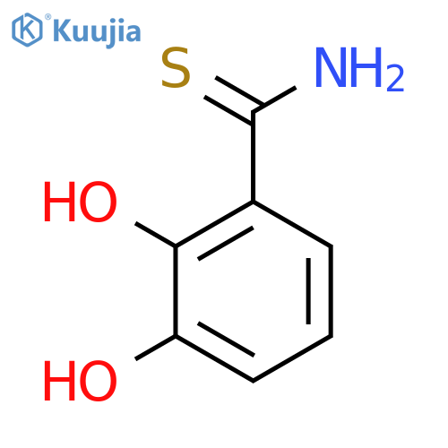 2,3-dihydroxybenzene-1-carbothioamide structure