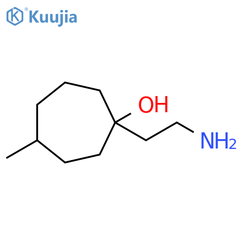 Cycloheptanol, 1-(2-aminoethyl)-4-methyl- structure