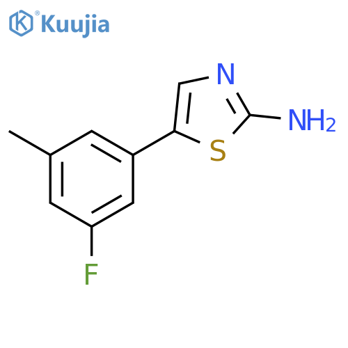 5-(3-Fluoro-5-methylphenyl)thiazol-2-amine structure
