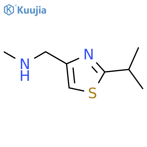 2-Isopropyl-4-(methylaminomethyl)thiazole structure