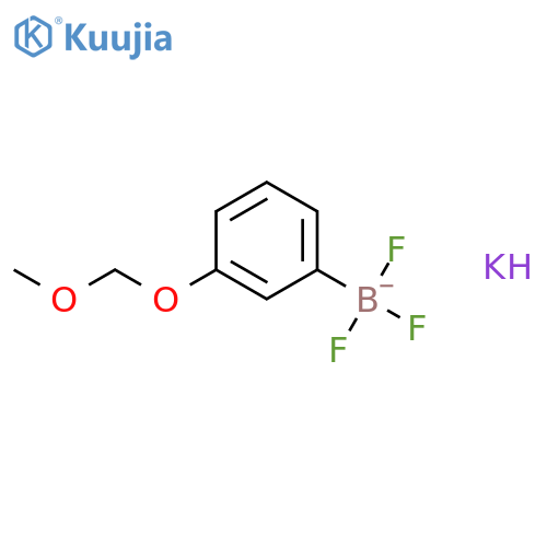 Potassium trifluoro[3-(methoxymethoxy)phenyl]borate structure