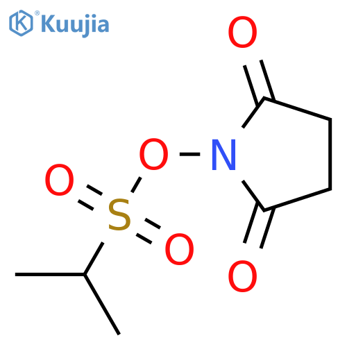 2,5-Pyrrolidinedione, 1-[[(1-methylethyl)sulfonyl]oxy]- structure