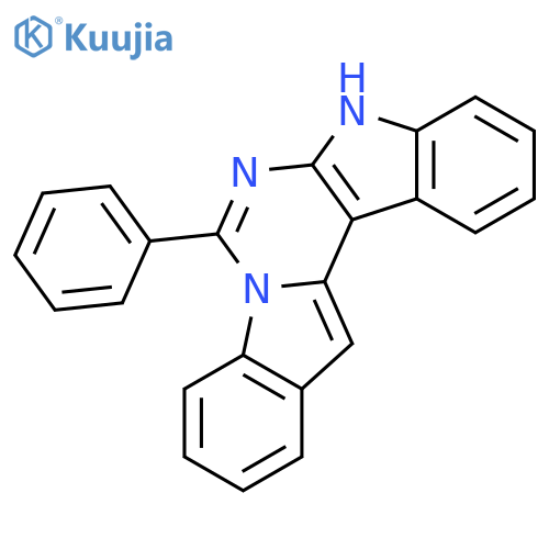 5H-Pyrimido[1,6-a:4,5-b']diindole, 7-phenyl- structure