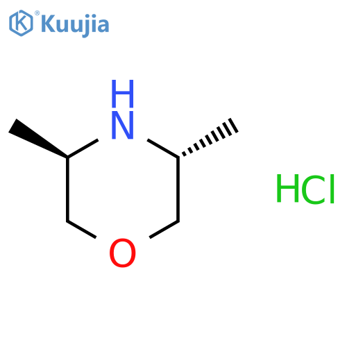 (3R,5R)-3,5-dimethylmorpholine;hydrochloride structure