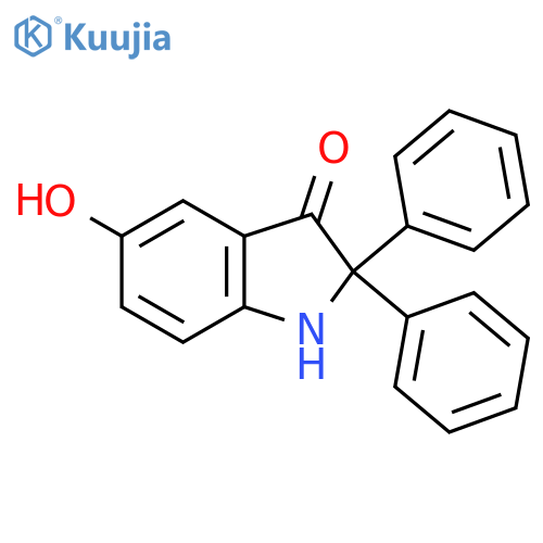 3H-Indol-3-one, 1,2-dihydro-5-hydroxy-2,2-diphenyl- structure