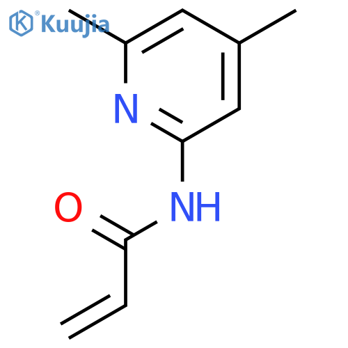 2-Propenamide, N-(4,6-dimethyl-2-pyridinyl)- structure