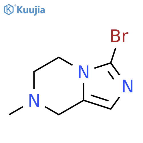 3-Bromo-7-methyl-5,6,7,8-tetrahydroimidazo[1,5-a]pyrazine structure