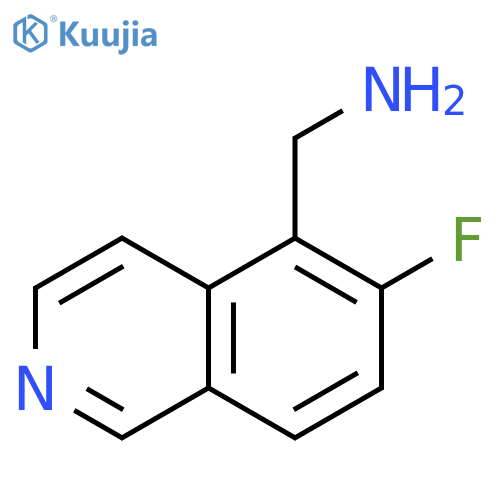 (6-Fluoroisoquinolin-5-yl)methanamine structure